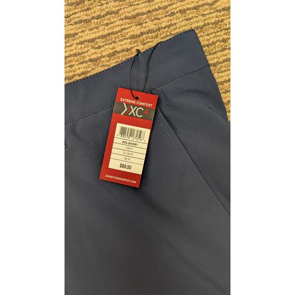 Johnston & Murphy XC4 Tech Golf Shorts Men’s 38 Navy Stretch Performance - Picture 5 of 10